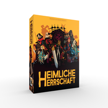 Lade das Bild in den Galerie-Viewer, Schachtel des Spiels Heimliche Herrschaft zeigt den Kaiser und seine sechs Kinder
