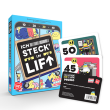 Lade das Bild in den Galerie-Viewer, Ich steck' im Lift + Promo (Bundle)
